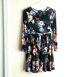 🔥ASOS PETITE Jersey Knit Rose Mini Dress🔥